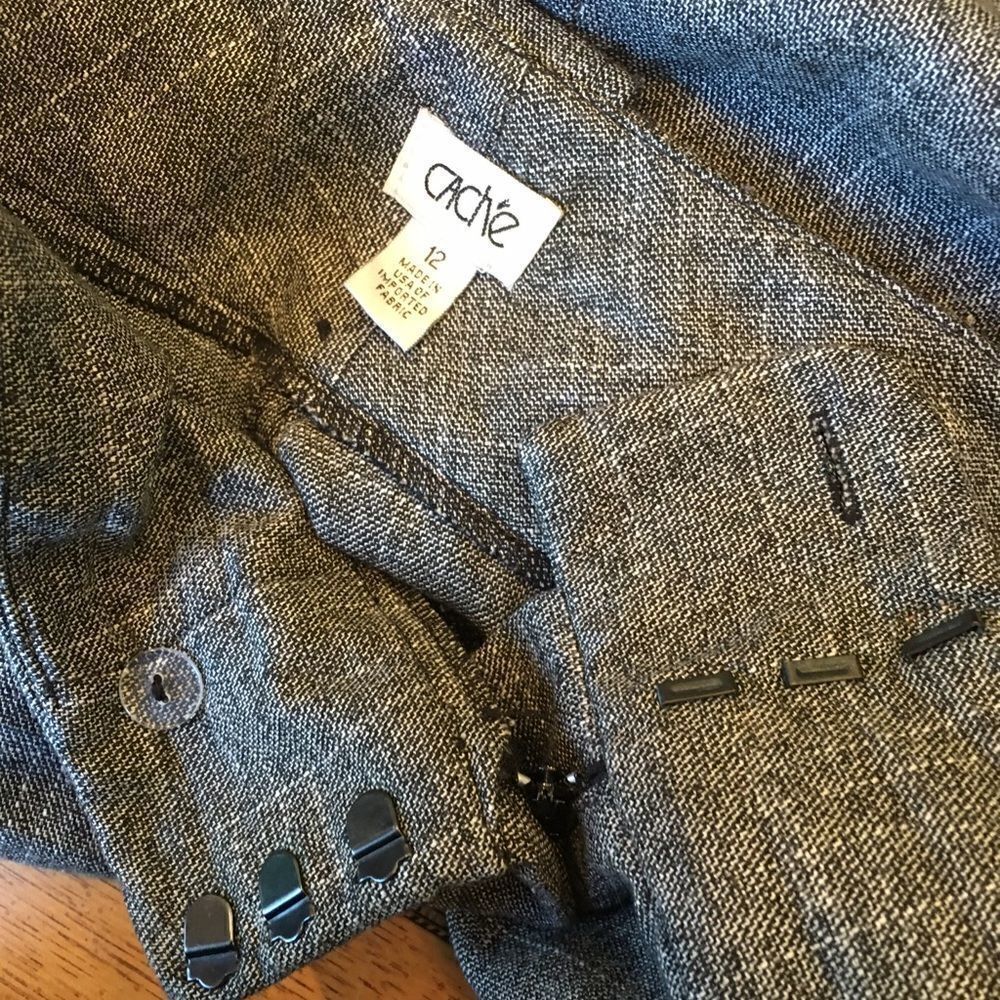 CACHE WIDE Leg Tweed Trousers - Cache! - Picture 2 of 8